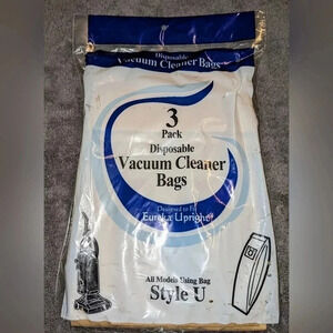 Generic 3 Pack Vacuum‎ Cleaner Bags New for Eureka Upright Style U
